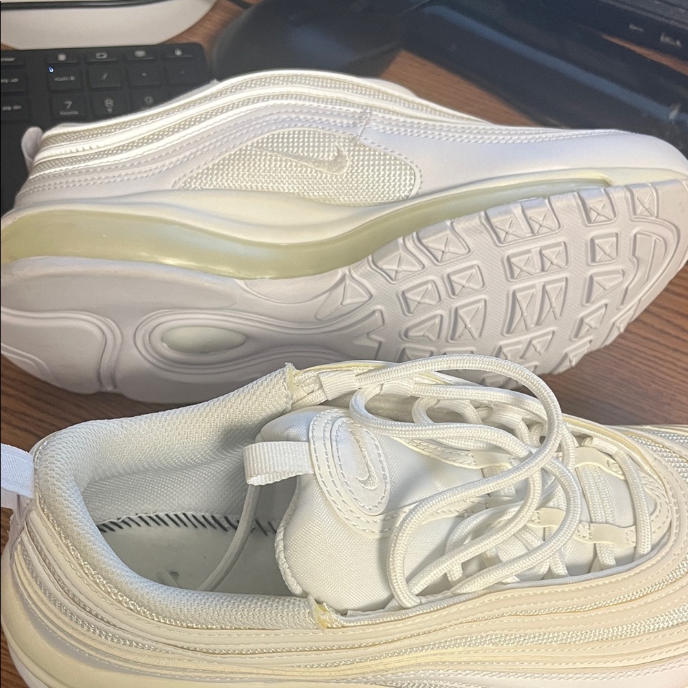 Nike White Air Max 97 Sneakers